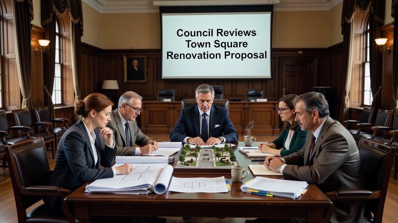 Council Reviews Town Square Renovation Proposal